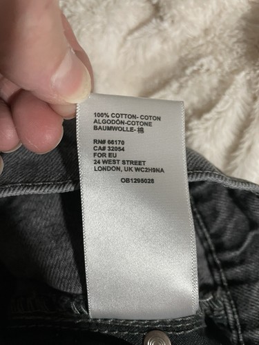 BDG Urban Outfitters Cowboy Jeans Womens 25 Black Denim High Rise - Picture 6 of 6