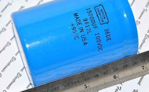 1pcs- NIPPON 15000uF 100V Screw Terminal Electrolytic Capacitor -36DE153G100DC2A - Picture 5 of 5