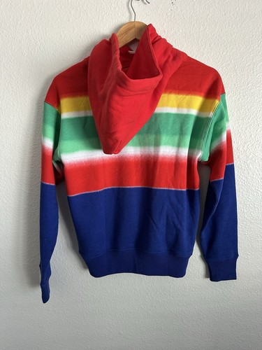 Polo Ralph Lauren Serape Laguna Stripe Aztec Fleece Hoodie Women’s Size Small - Picture 3 of 6