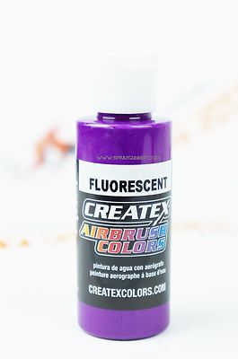Createx Airbrush Colors 5401 Fluorescent Violet 2oz. water-based paint 