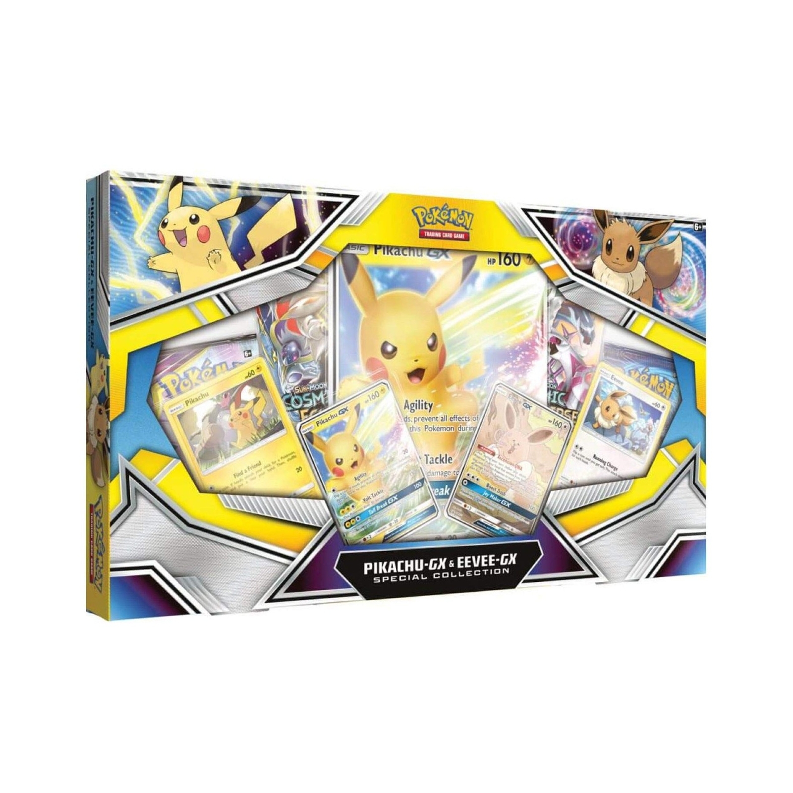 Pokemon TCG: Pikachu-Gx & Eevee-Gx Special Collection, Multicolor (8206508077...