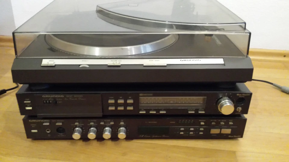 Grundig PS 3500 SCF 6000 SR 1000 Slim Line Vintage Stereo