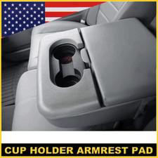 1pcs Center Console For 1999-2010 Ford F250 F350 Cup Holder Armrest Pad Gray New