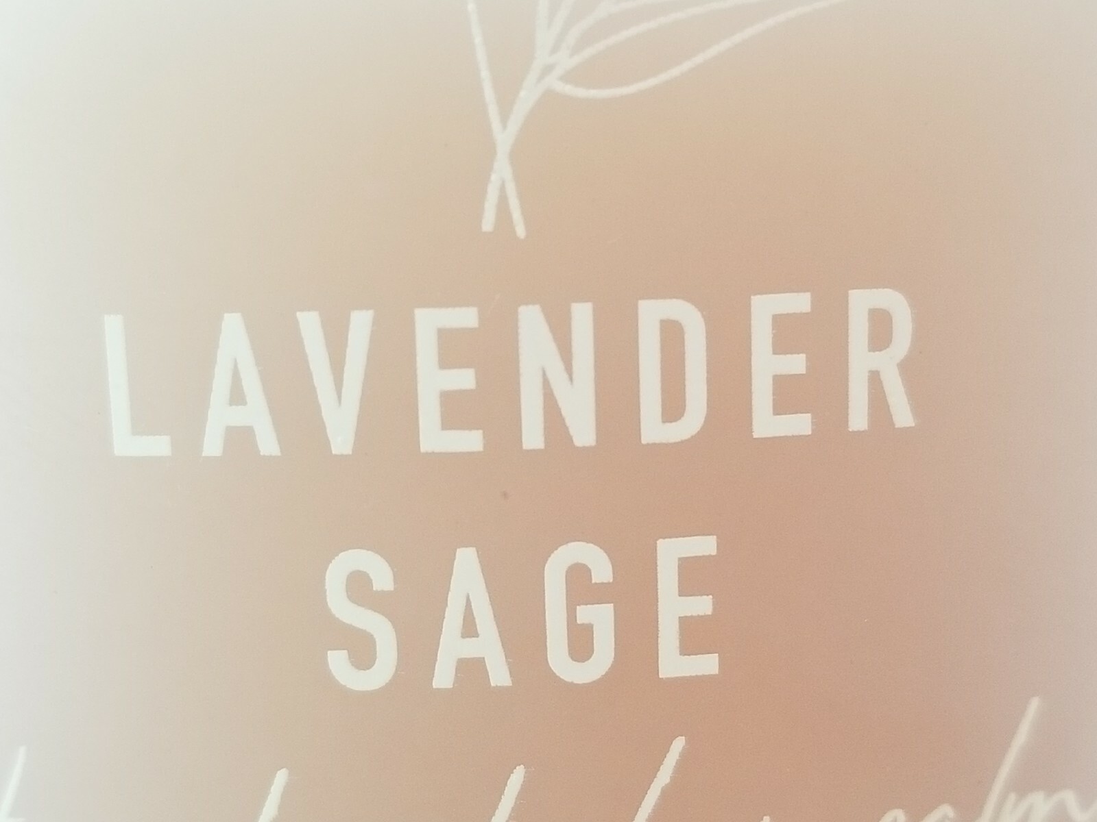 DW home Lavender Sage Scented,Hand Poured Candle, Glass, Airtight Lid,8