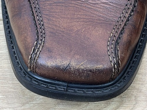 Ecco Helsinki Slipper Halbschuhe Braun Leder Herren Größe US 10,5 EUR Größe 44 - Bild 16 von 17