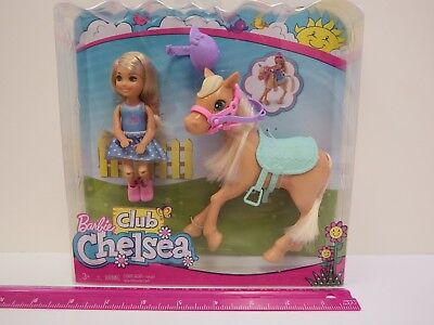 Ages 3+ CHELSEA DOLL /& PONY BARBIE CLUB CHELSEA