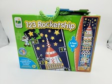 NEW The Learning Journey 123 Rocket Ship 3ft Tall 50pc Puzzle STEM Counting 3 