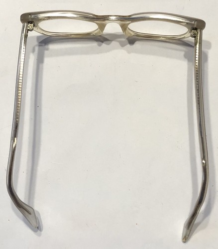 Vtg Victory 1960’s Child’s Girl’s Bakelite Plastic Silver Plaid Cat Eyeglasses - Picture 4 of 8
