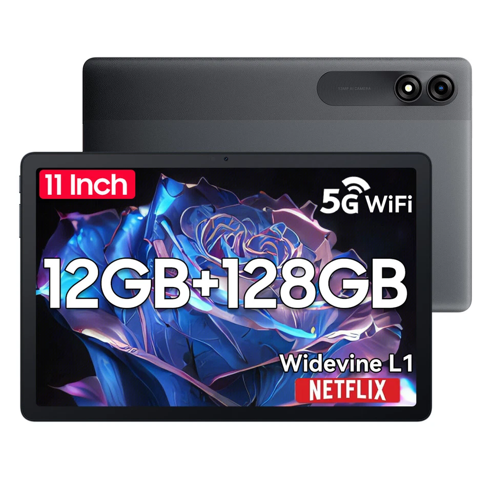 Blackview Tab 90 WiFi Tablette Android 14 11" 12Go+128Go 8200mAh Widevine L1