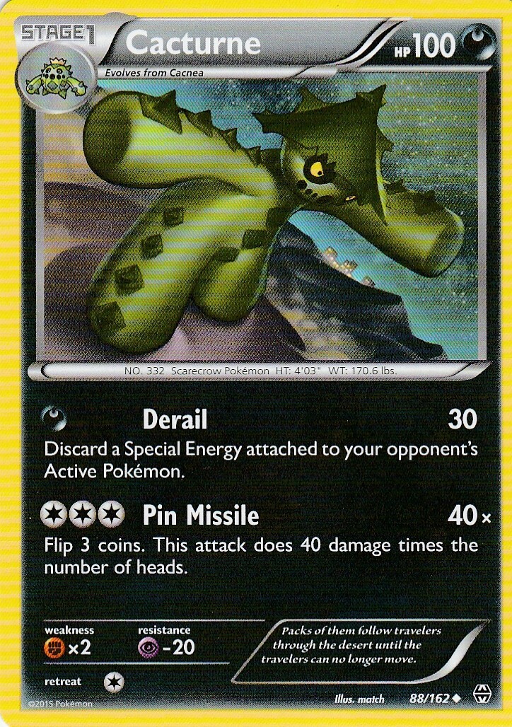 Cacturne 88/162 XY BREAKthrough Pokemon NM