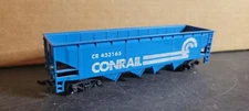 CH9H HO Scale Train Car CONRAIL 433165 4 BAY HOPPER HORN HOOK