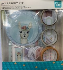 Pen Gear Accessory Kit 32 Accesories For Orgsnizing And Personalizing Journals,