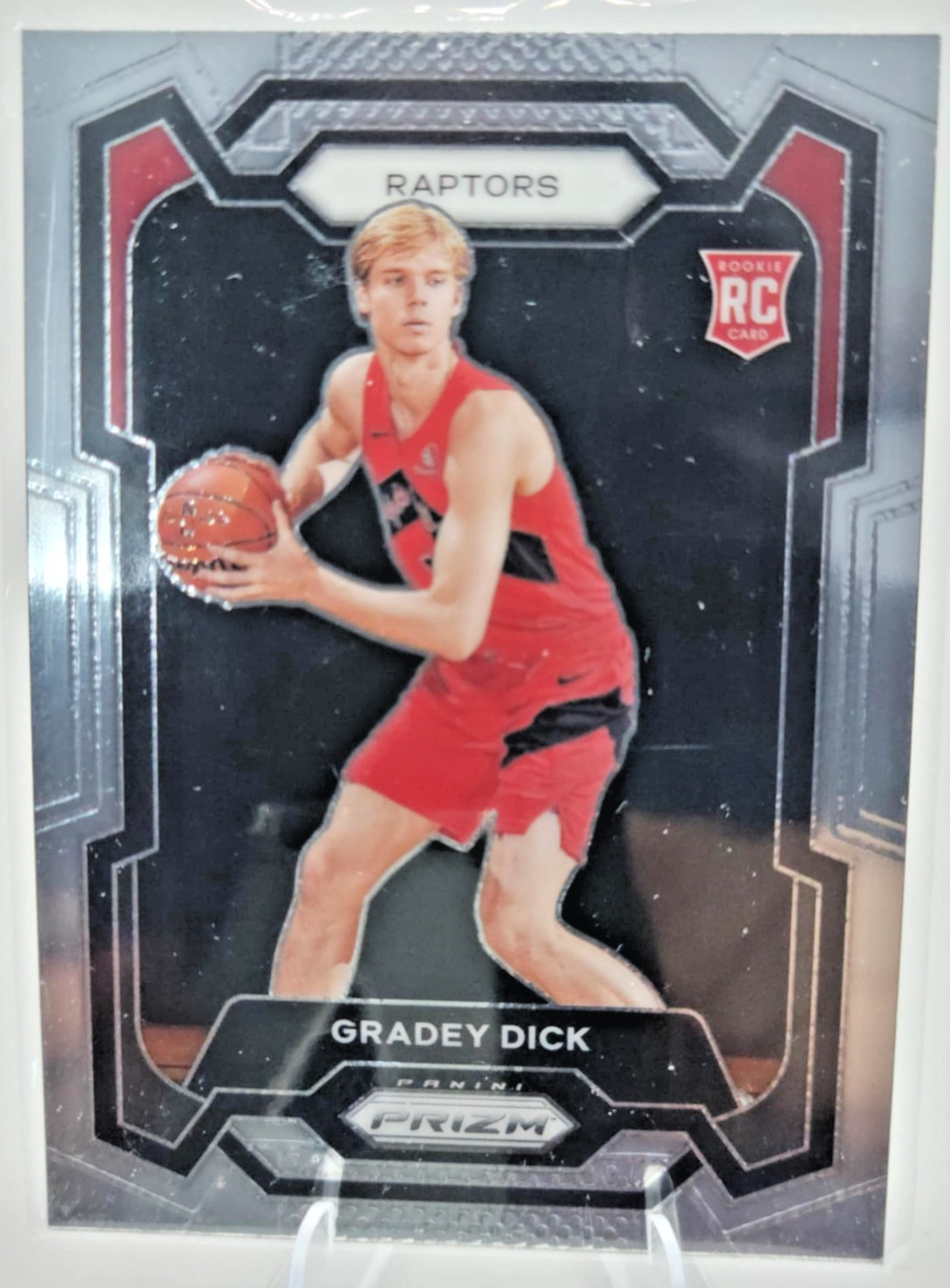 2023-24 Gradey Dick - Panini Prizm Basketball Rookie Card 134 Toronto Raptors RC