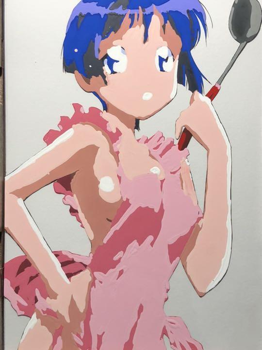 Ai Yori Aoshi Aoi Sakuraba ANIME DOUJIN CEL B5 PICTURE ART MANGA