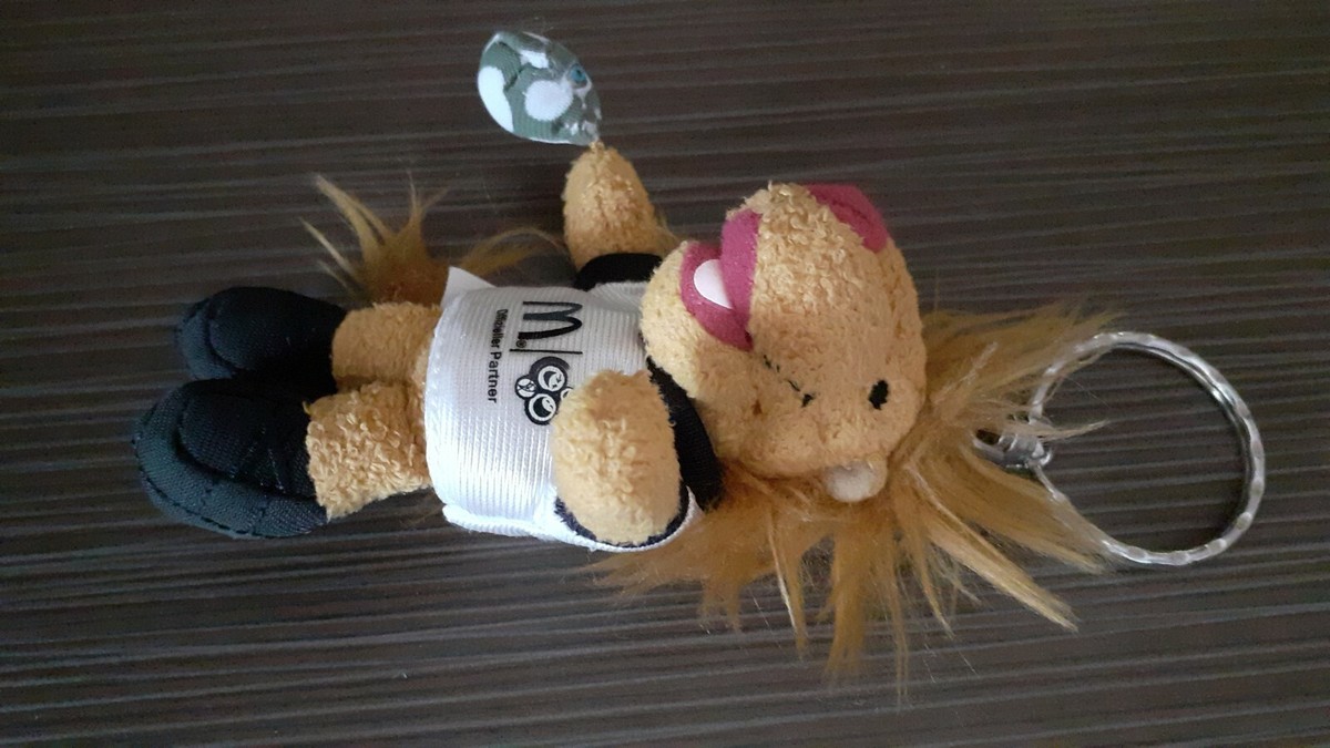 Mini Peluche Goleo, Le Lion Mascotte De La Coupe Du Monde 2006 - 7 Cm, Neuve Avec étiquette, Sous Licence FIFA