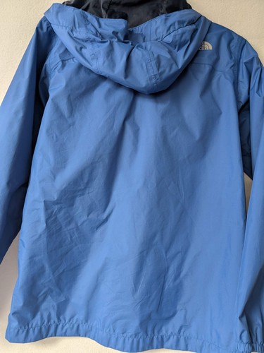 The North Face Shell Coat Jacket Size Youth Large Color Blue Used - Picture 4 of 6