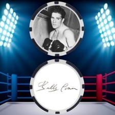 BILLY CONN - BOXING HALL OF FAME - POKER CHIP - ***SIGNED/AUTO***