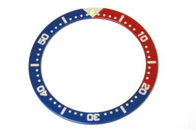 Seiko 4205/7s26 Medium red/blue Pepsi bezel insert                         -9655