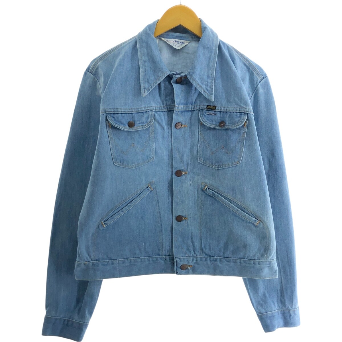 70s~80'S Wrangler NO-FAULT DENIMS denim jacket, denim jacket