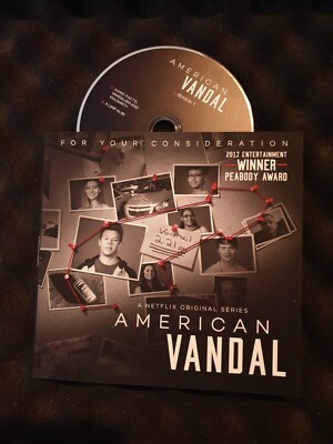 AMERICAN VANDAL SEASON 1 NETFLIX FYC COMEDY DVD 