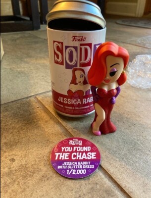 Funko Soda: Lmt. Ed. 1/2000 CHASE Jessica Rabbit 2023 Convention Release