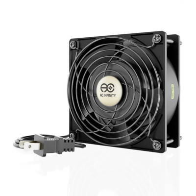 AC Infinity AXIAL LS1238, Quiet Muffin Fan, 120V 120mm x 38mm Low Speed,...
