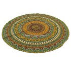 Bohemian Mandala Beach Throw Blanket Hippie Yoga Mat Round Towel Tapestry Round