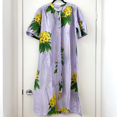 oroton purple dress Oroton Open-back Cotton-poplin Maxi Dress in Purple