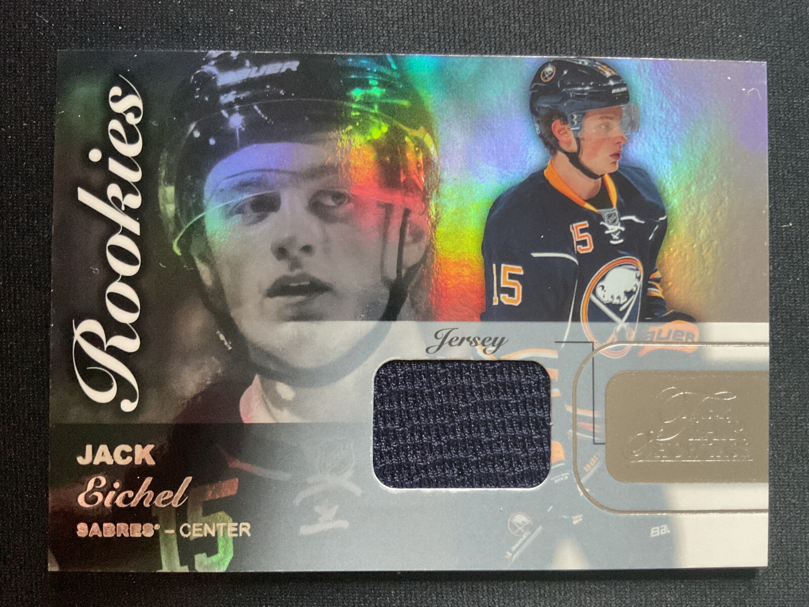 Maglietta Jack Eichel 2015 16 Fleer Flair Rookies fila carte rc 0 posti #65