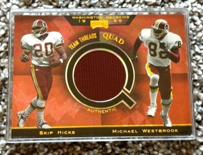 1999 Absolute SSD Team Threads Quad TQ#3 REDSKINS JONSON BAILEY HICKS WESTBROOK