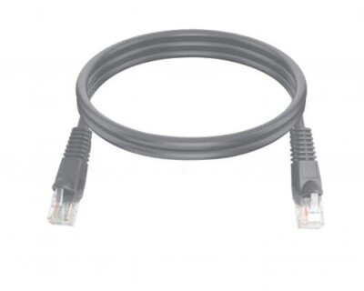 Steren 308-603GY 3ft Flush-Mold Booted Cat5e Gray Ethernet Patch Cable