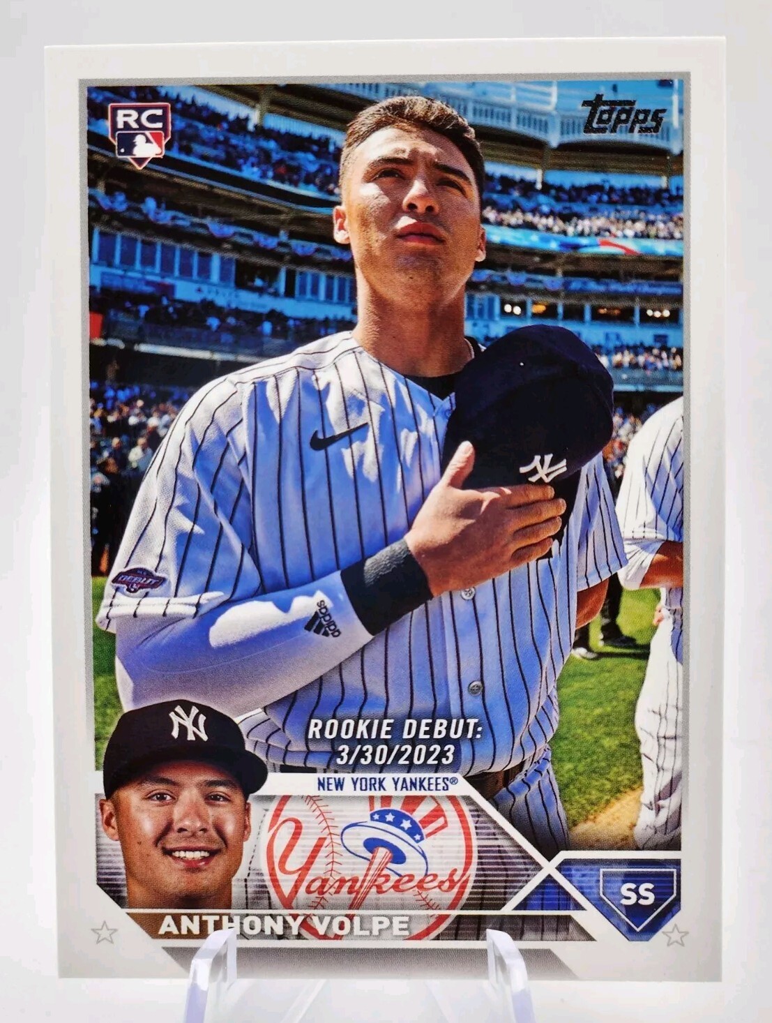 2023 Topps Update Series ANTHONY VOLPE #US77  Rookie Debut  MINT!