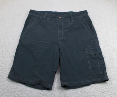 Columbia Shorts Men's 36 Navy Blue Hiking Outdoor Normcore Mountains Casual