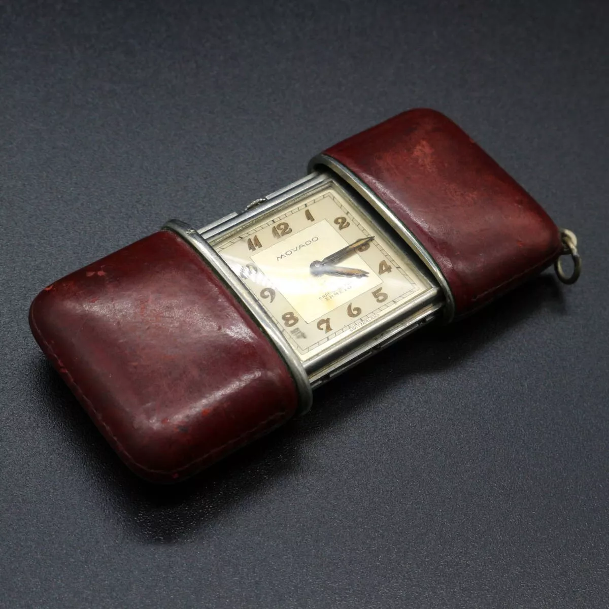 MOVADO Vintage Pocket Watch Mechanical Manual Open Face Rare