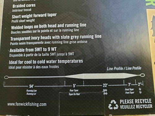 FENWICK FLY FISHING LINE WORLD CLASS:NIB FLOATING or INTERMEDIATE 3,4,5,6,7,8,9 - Picture 23 of 47