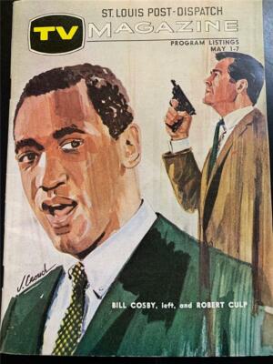 St. Louis Dispatch TV magazine May 1-7 1966~Bill Cosby~Robert Culp
