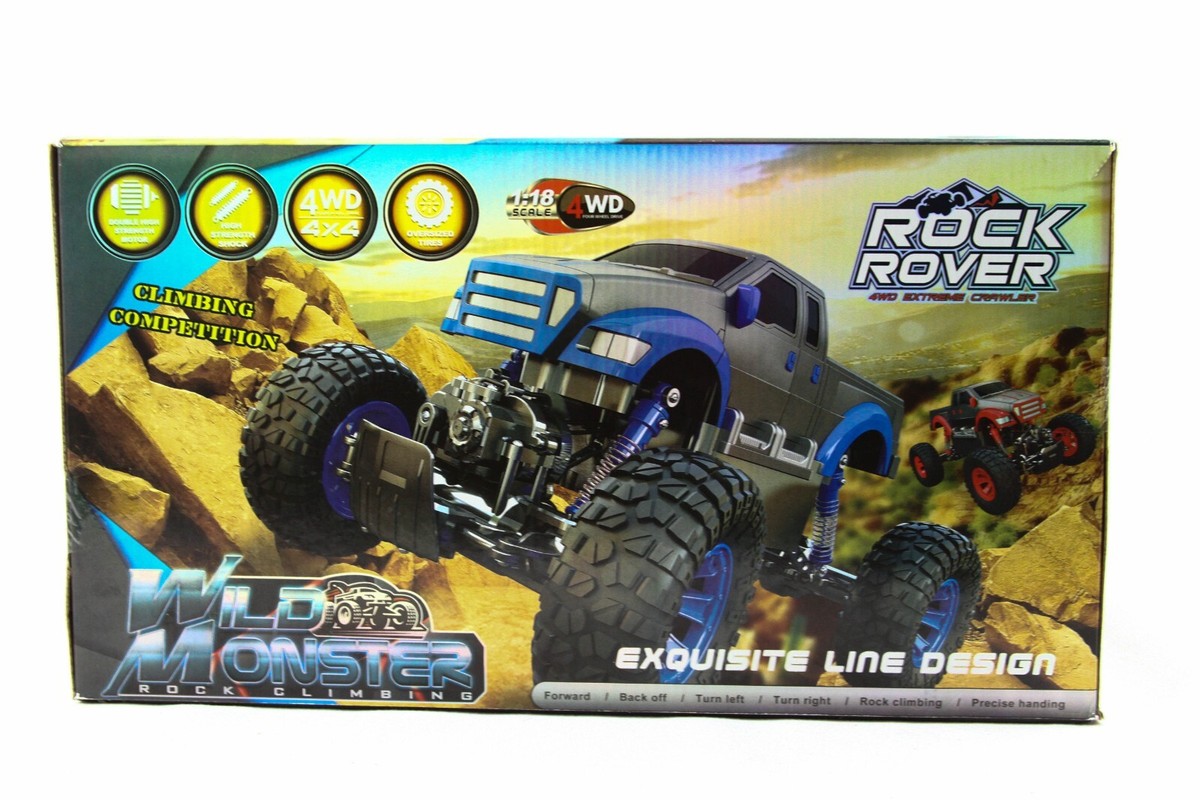 ZEGAN Wild Monster Rock Climbing 4WD Remote Toy 1:18 BLUE ZG-C1802