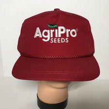  Vintage AGRIPRO Seed Patch Farm Corn Soybean SnapBack Trucker Hat Cap. BC68