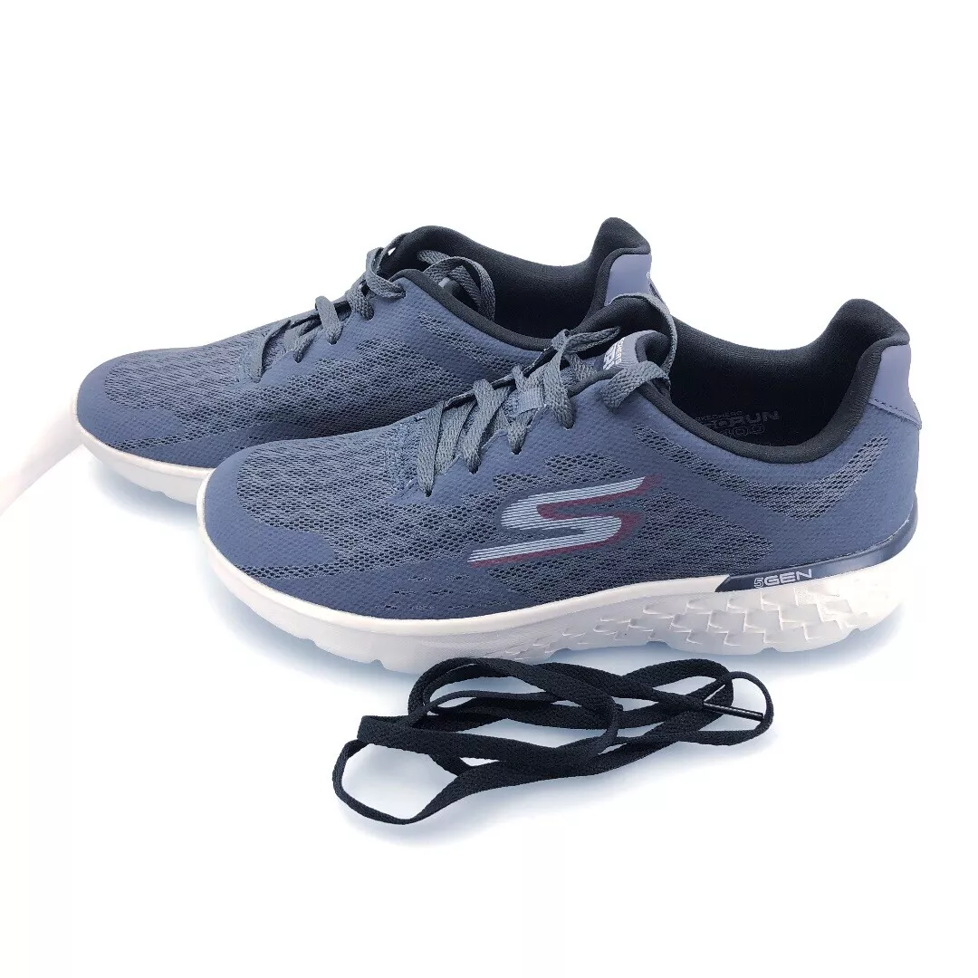 Skechers Go Run Goga 5 Gen Dark Gray Shoes | eBay