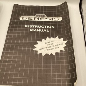 Sega Genesis Model 1 Console Sonic The Hedgehog Bundle System Inserts ONLY!