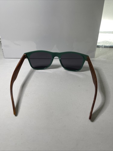 Miller Lite Sunglasses Chi-Rish Green And Woodgrain - Picture 3 of 7
