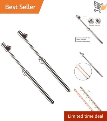 Tire Pressure Gauge Dual Head Chucks Auto Service 10-150PSI 100-1000KPa