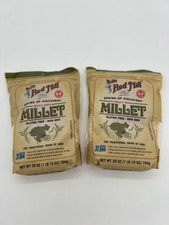 Millet, Whole Grain, Gluten Free, 28 oz 794 g 2 Bags