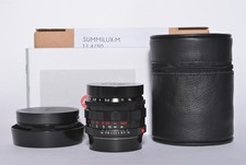  BRAND NEW Leica Summilux-M 50mm F/1.4 Lens Glossy Black Paint Reissue 11713