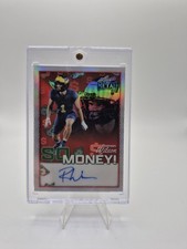 Roman Wilson 2025 Leaf Metal - So Money RED Auto 4/15 RC Steelers!!