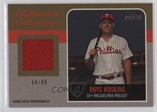 2019 Heritage High Number Clubhouse Collection Relics Gold /99 Rhys Hoskins g5e