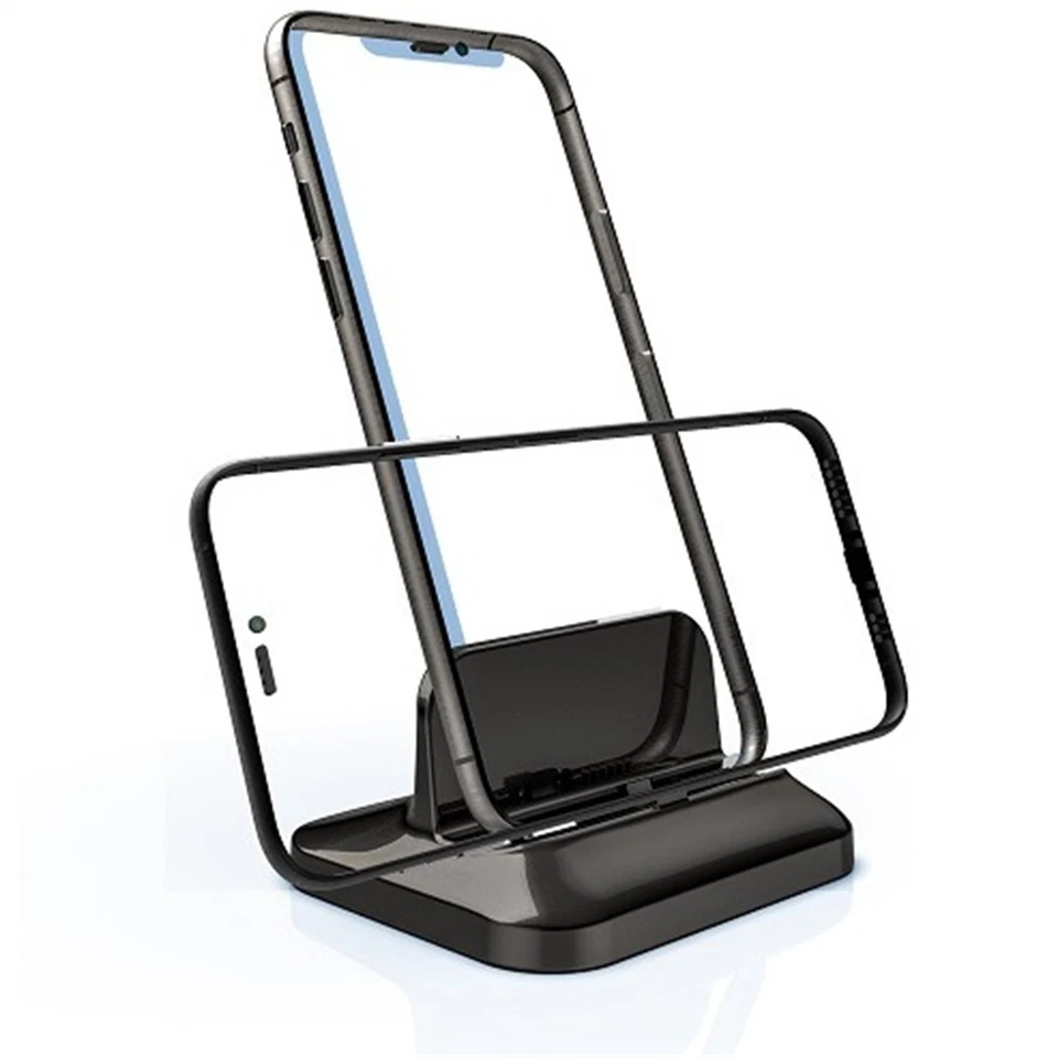 Docking station USB 3 in 1 supporto dock desktop caricatore C per Huawei/per iPhone - Immagine 2 di 4