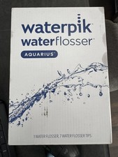 Waterpik Aquarius Water Flosser With 10 Settings, 7 Tips, WP-660 White