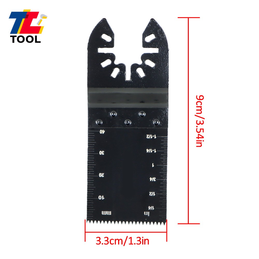 100Pcs 30mm-90mm Standard Oscillating Saw Blade Universal Quick Release Durable