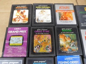 Atari 2600 Game Lot of 42 AS-IS Untested MASH Commando Raid Star Fox Donkey Kong